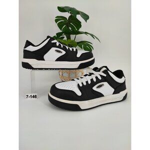 Keen Women's Overton Work Black & White Leather Shoes Size 7M US